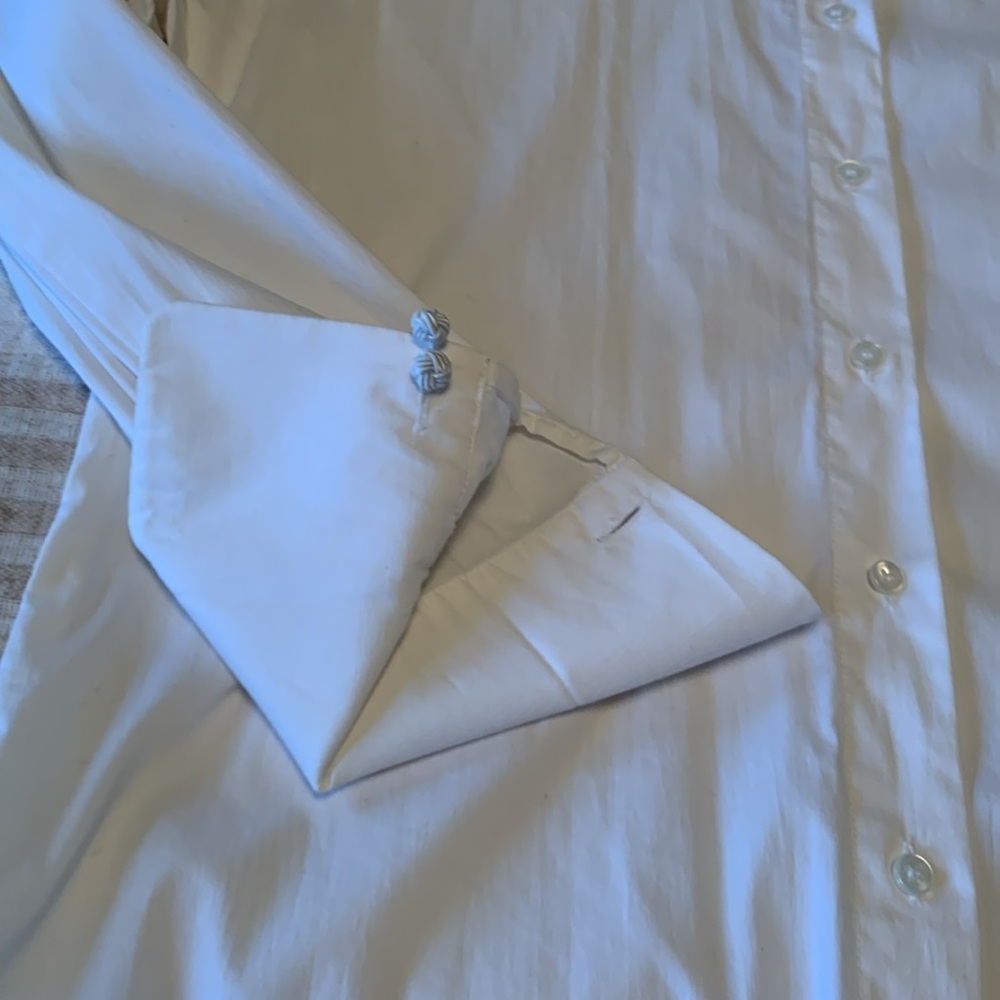 Kasper Button Down With Decorative Cuff Links - image 5